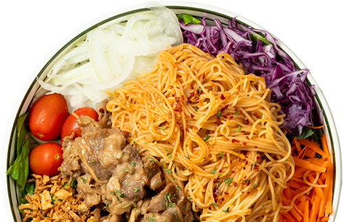 유자 쌈장 파스타 보울